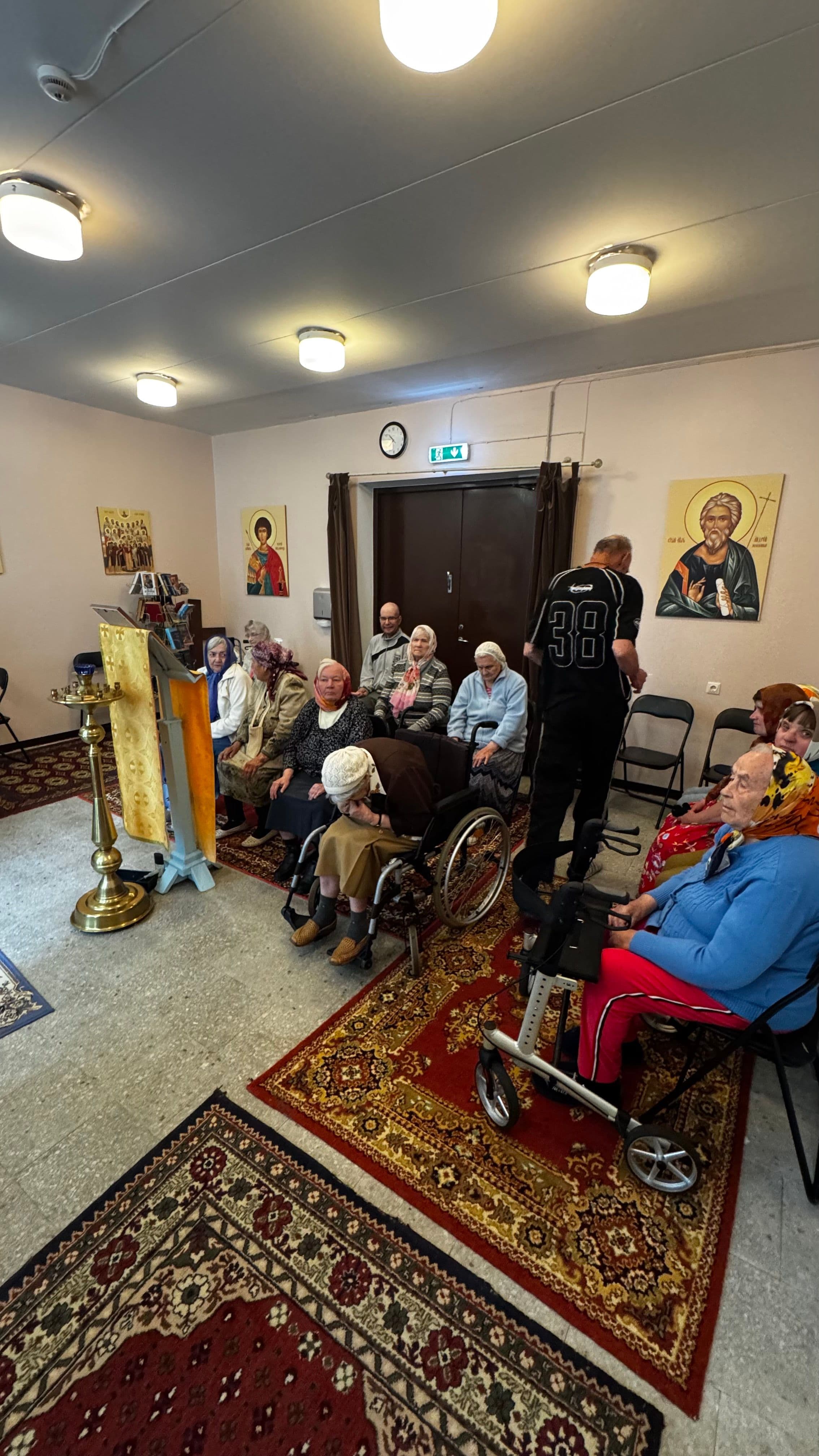 Jumalik Liturgia Peaingel Miikaeli kirikus Narva-Jõesuu Hoolekandekodu juures. 11.08.2026.