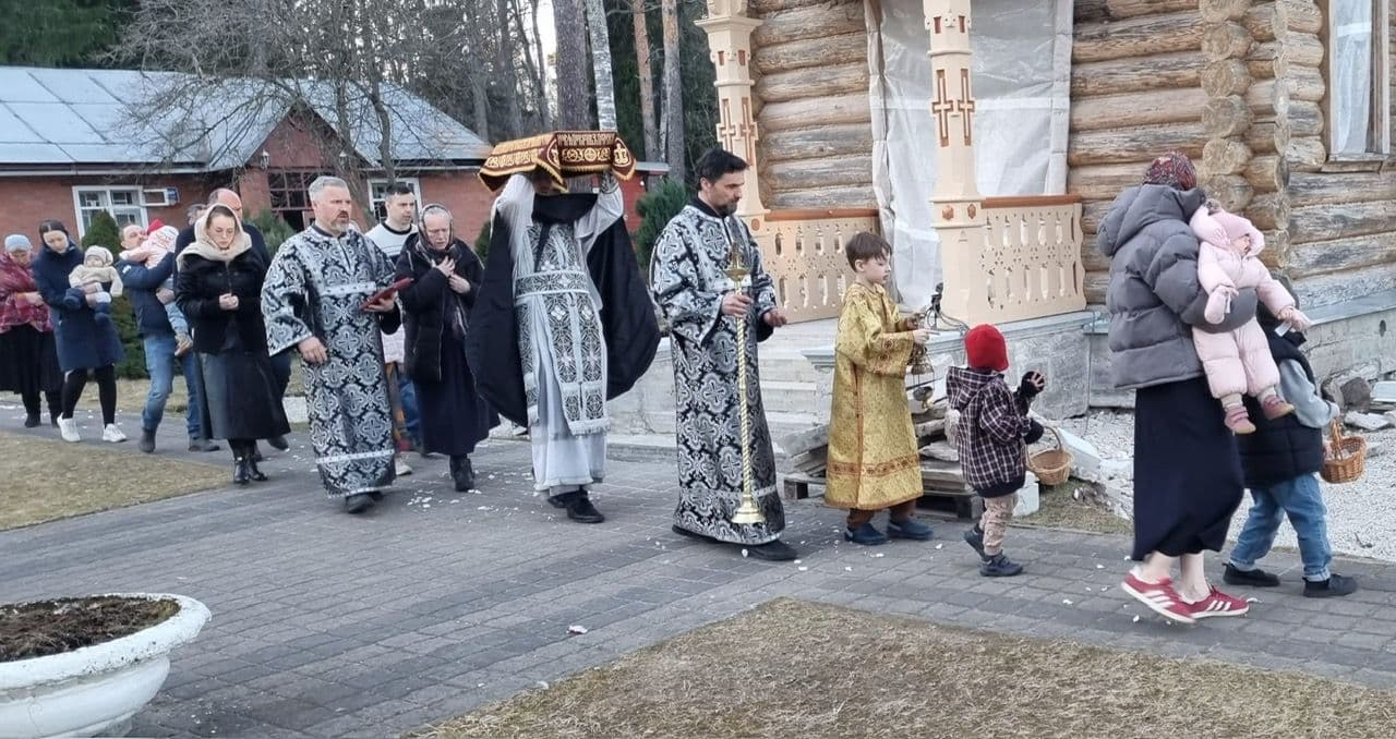 Issanda Jeesuse Kristuse matmise järgimise jumalateenistus Kaasani Jumalaema ikooni kirikus