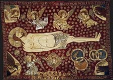Плащаница. Христос в окружении ангельских сил